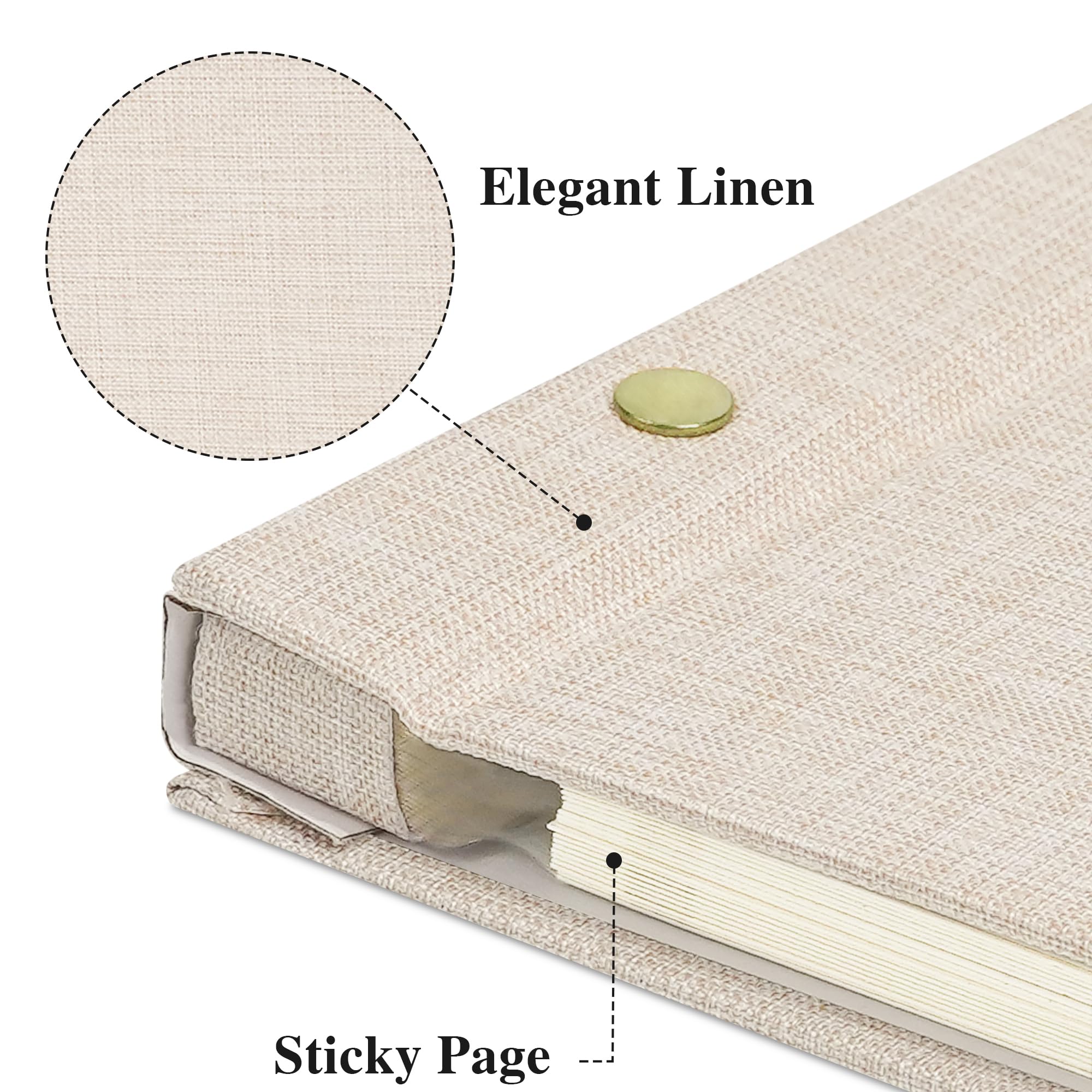 Remowith self-adhesive pages lie flat for easy photo placement and repositioning.
