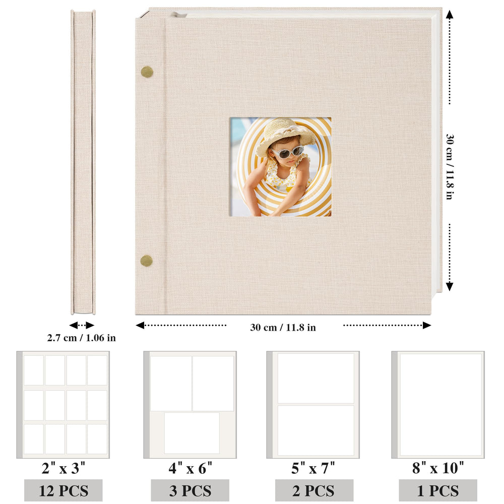 Remowith sixty-page scrapbook keeps memories organized and ready for long-term display.