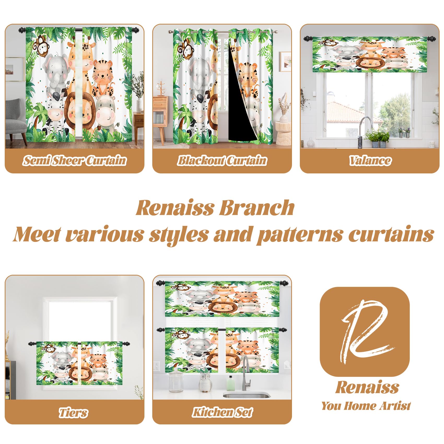 Renaiss simple grommet installation makes setup quick and secure.