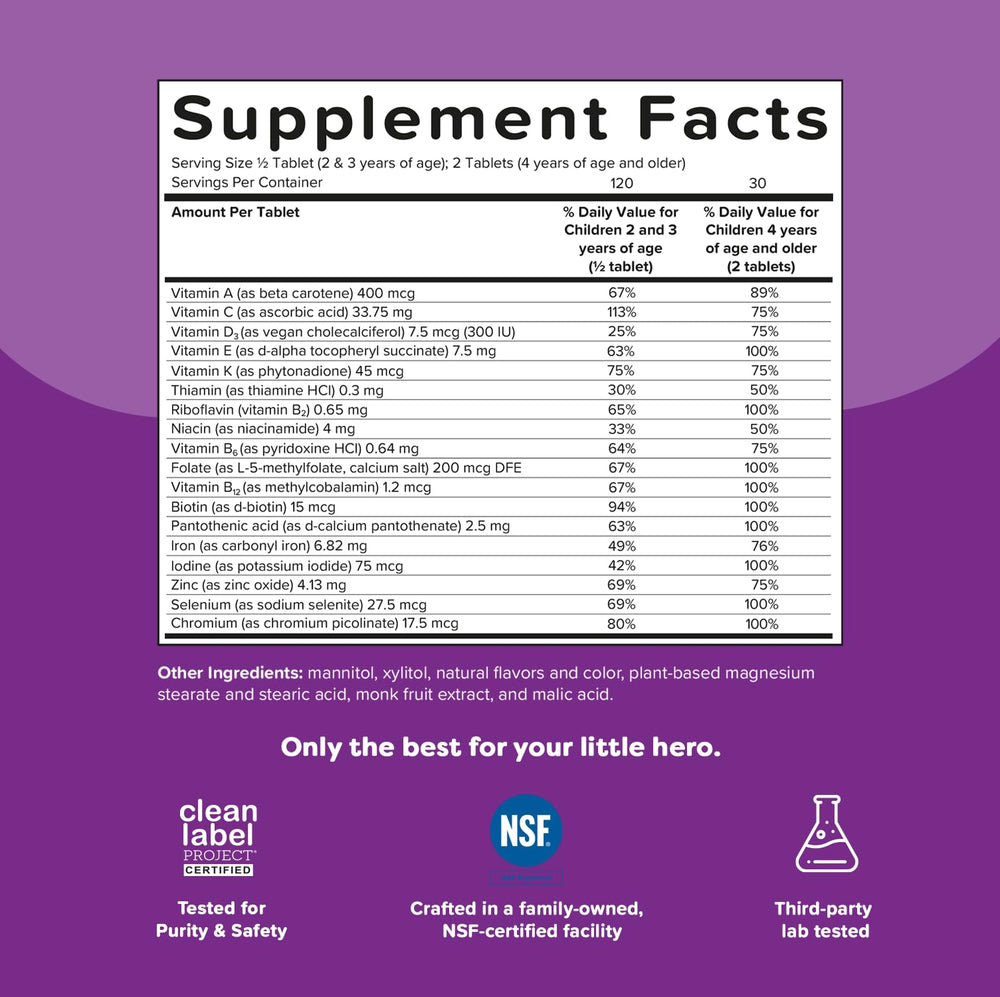 Renzo's Florida made family owned vitamins from NSF certified facility