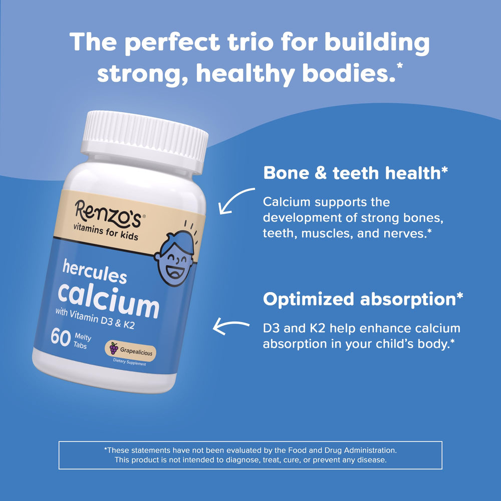 Renzo's Hercules dissolves in water for flexible dosing with vitamin D3