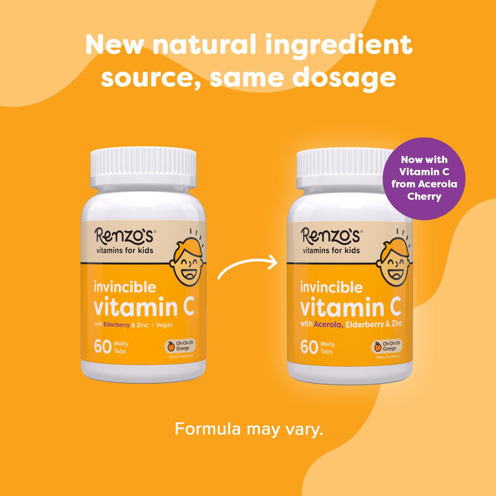 Renzo's Invincible vitamins made in Florida with trusted testing