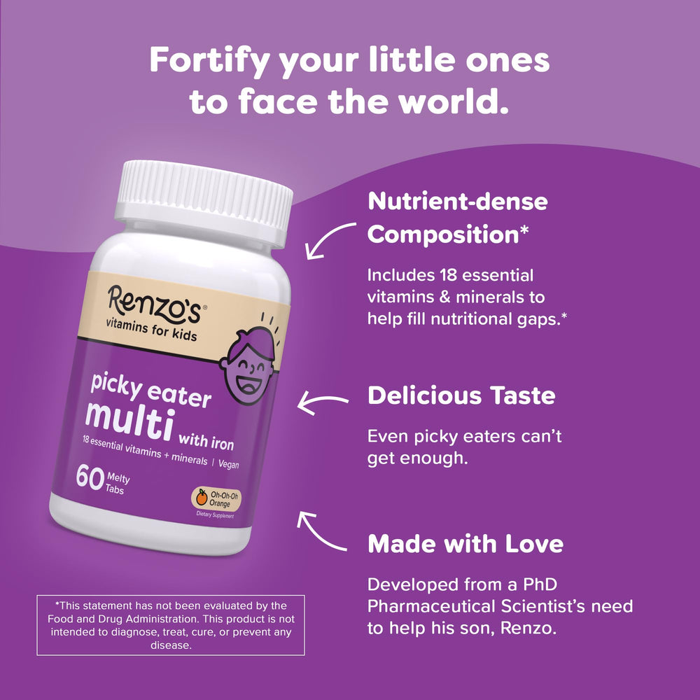 Close-up of melty tab dissolving in mouth, kid-friendly texture and flavor.