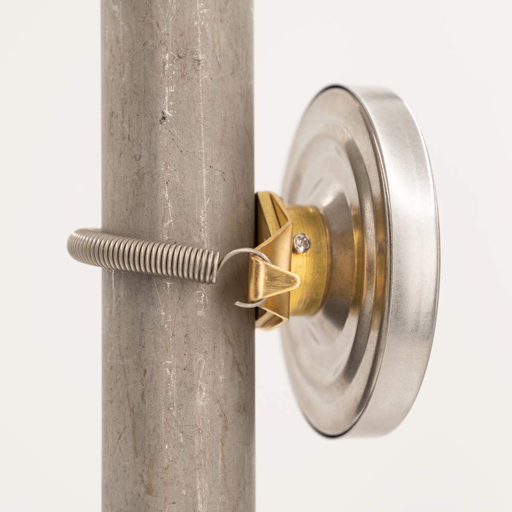 REOTEMP S2-F1 clamps to 3/4 inch or 1 inch pipes for easy installation.