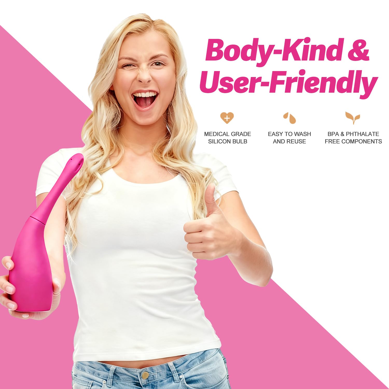 REPABLENT Anal Douche easy-clean detachable parts—simple cleaning after use.