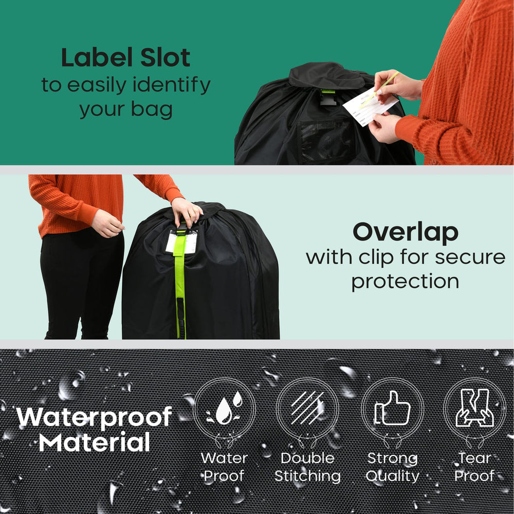 Reperkid stroller bag 47x24x15 inches fits large strollers.