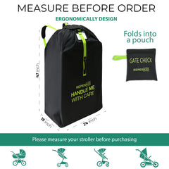 Reperkid stroller bag label slot helps quick gate check.