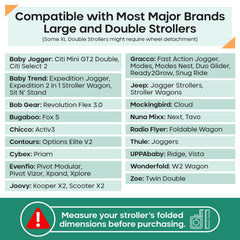 Reperkid stroller bag waterproof material protects against dirt and moisture.