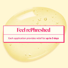 Rephresh fragrance-free formula supports sensitive skin and daily comfort.