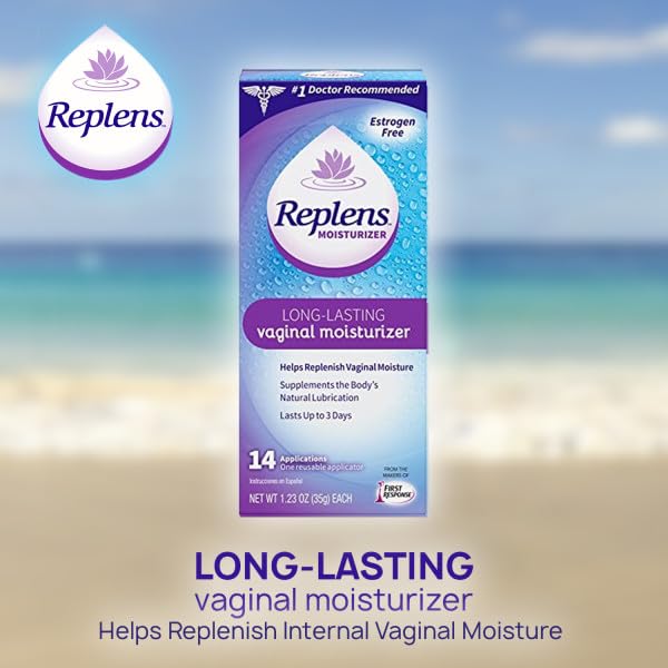 FDA-cleared seal on Replens packaging confirms FDA clearance for vaginal use.