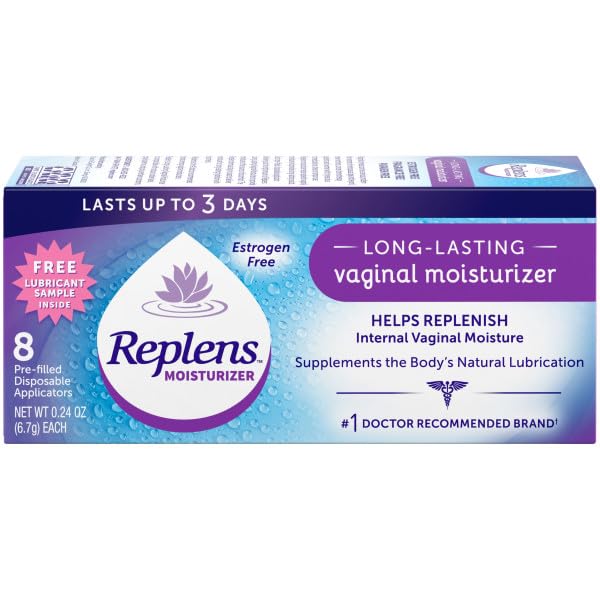 Replens bottle with applicator highlighting easy discreet delivery