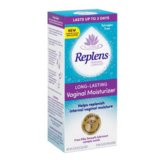 Replens pack of 2 box showing convenient moisture delivery for regular use