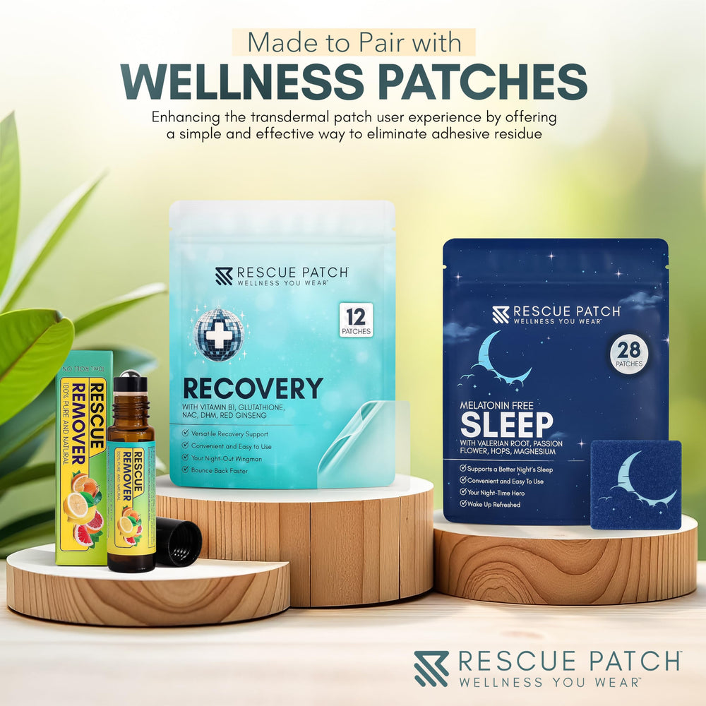 Rescue Patch home-care setup invites convenient, gentle removal during daily routines.