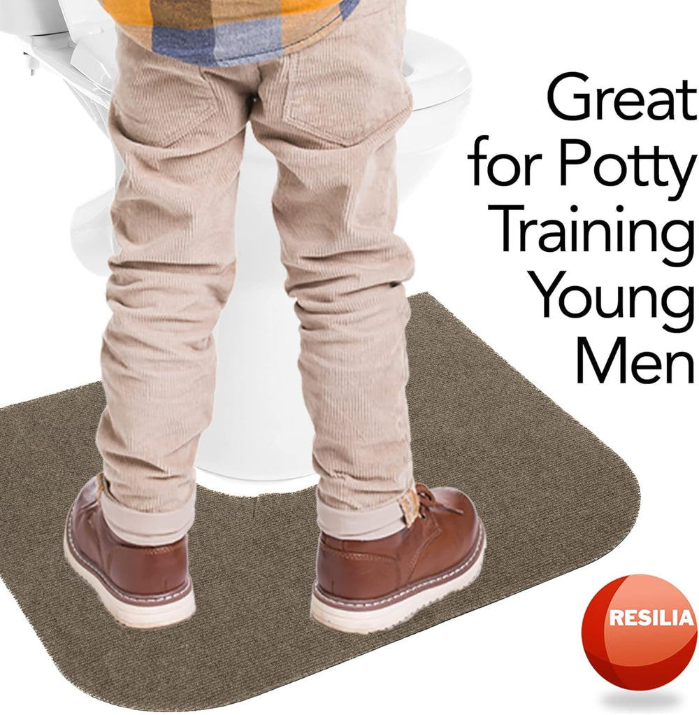 RESILIA recycled-materials mat eco-friendly tan supports sustainable potty training