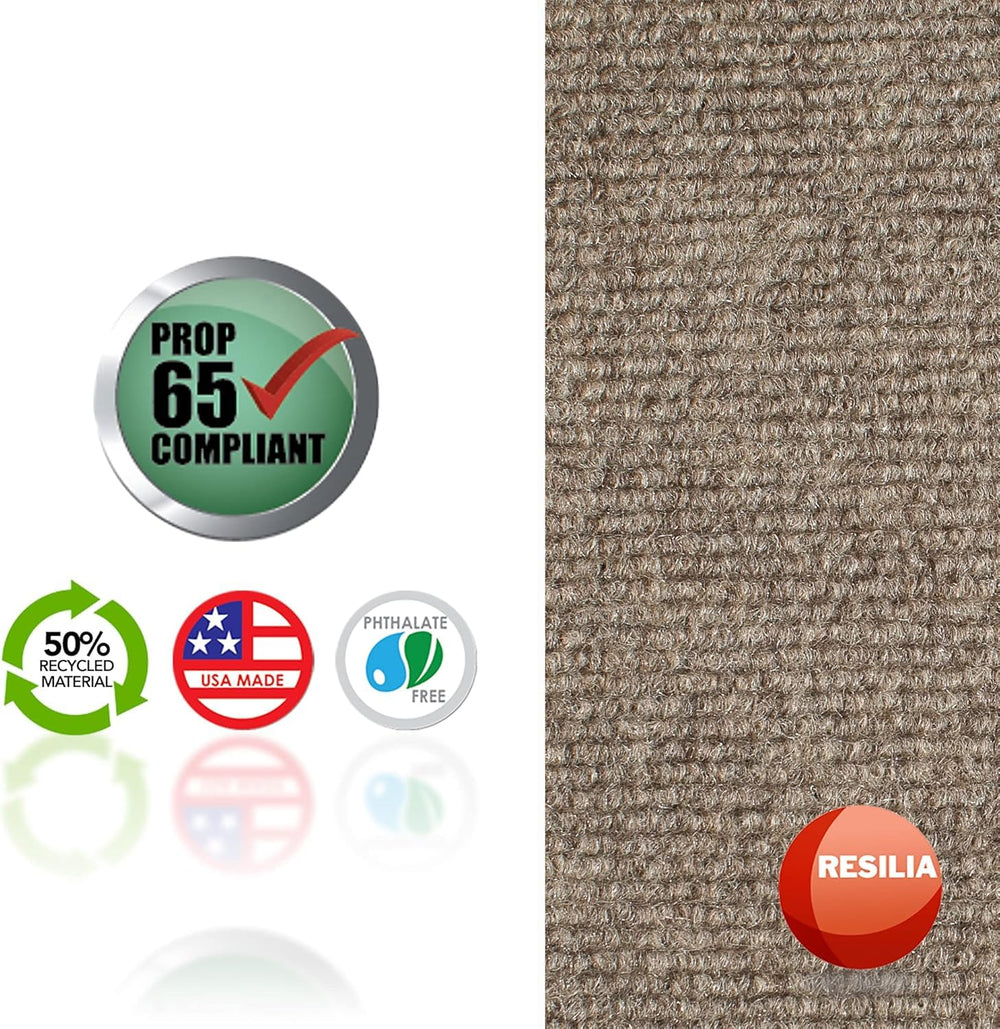 RESILIA room surface protector mat tan guards floors from splashes