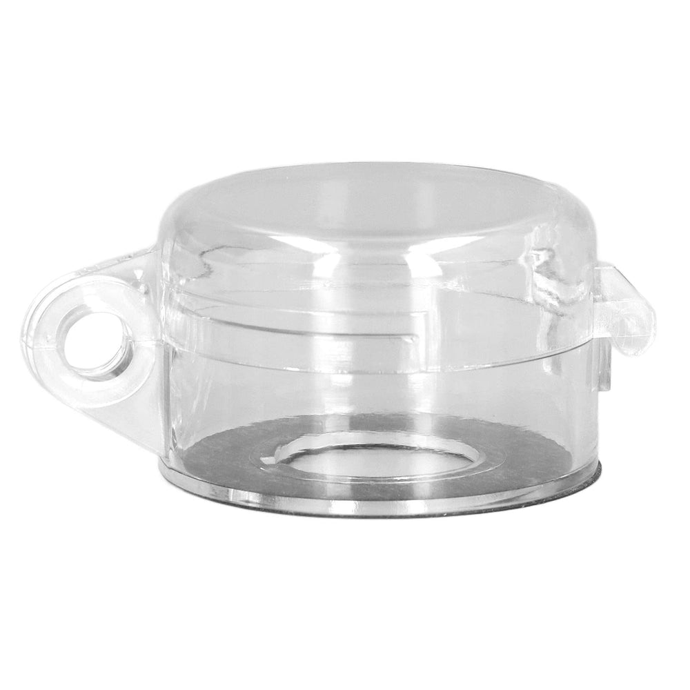 Respicefinem emergency stop cover for 22mm diameter, enhances visibility and prevents accidental activation.