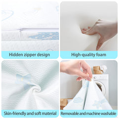 Cotton jacquard outer with star and moon elements for gentle sleep