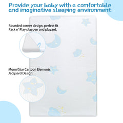 Ressainic pack n play mattress waterproof cover protects against accidents