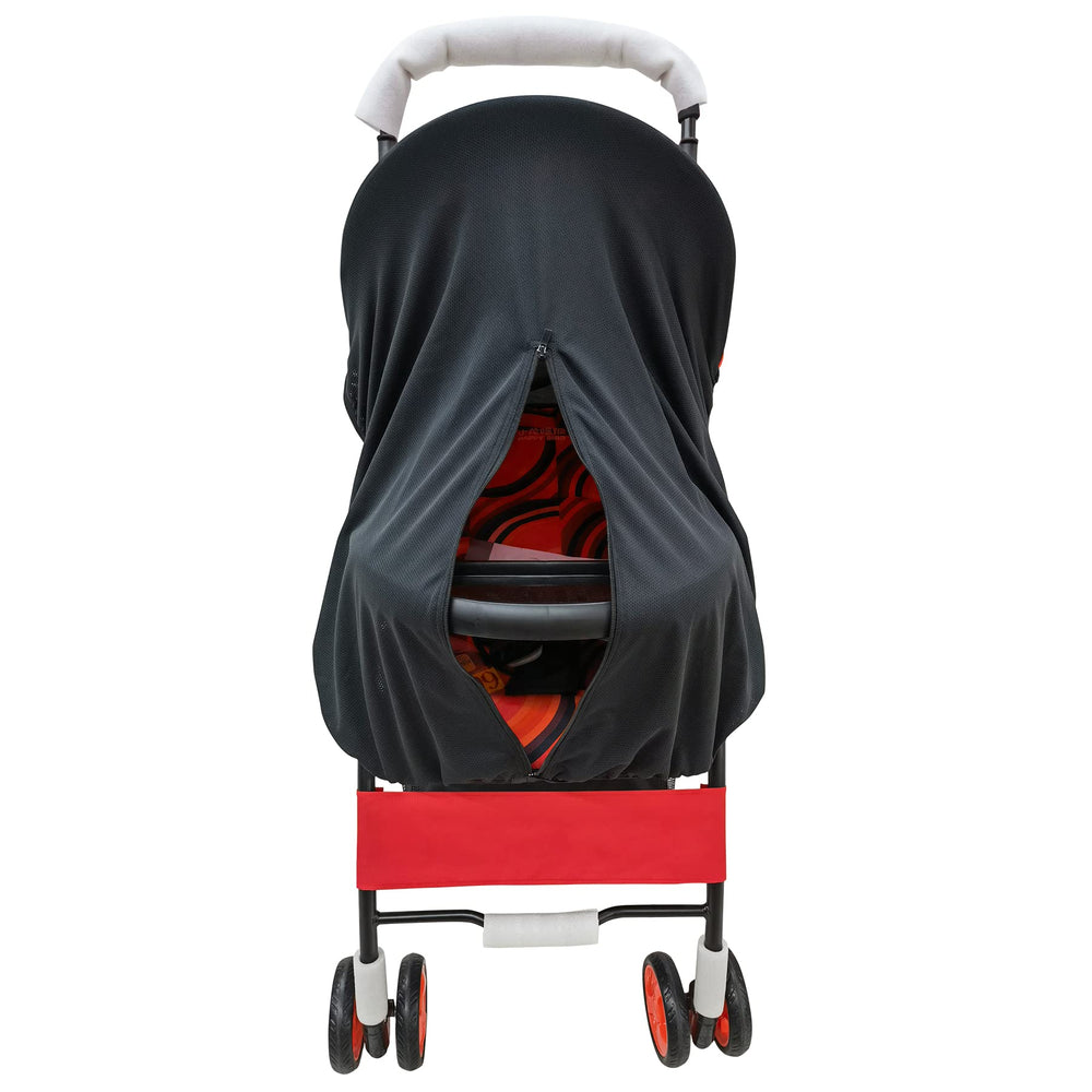 RESTCLOUD sun shade for strollers providing full coverage and UV protection during sunny strolls