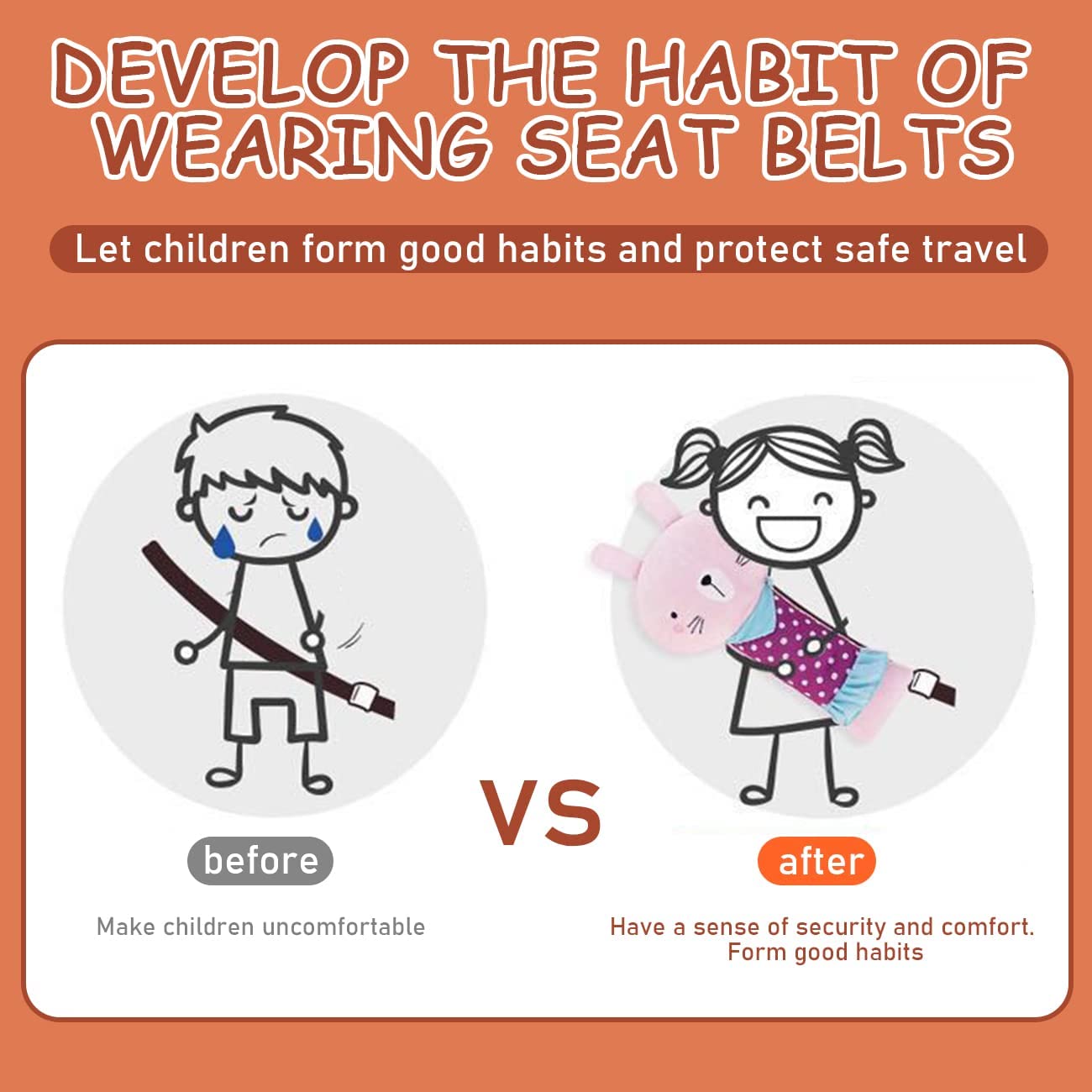 Resulzon PP Cotton Fill Cushion provides plush support for kids.