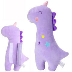 Resulzon Unicorn Seatbelt Pillow provides gentle neck support for kids during car trips.