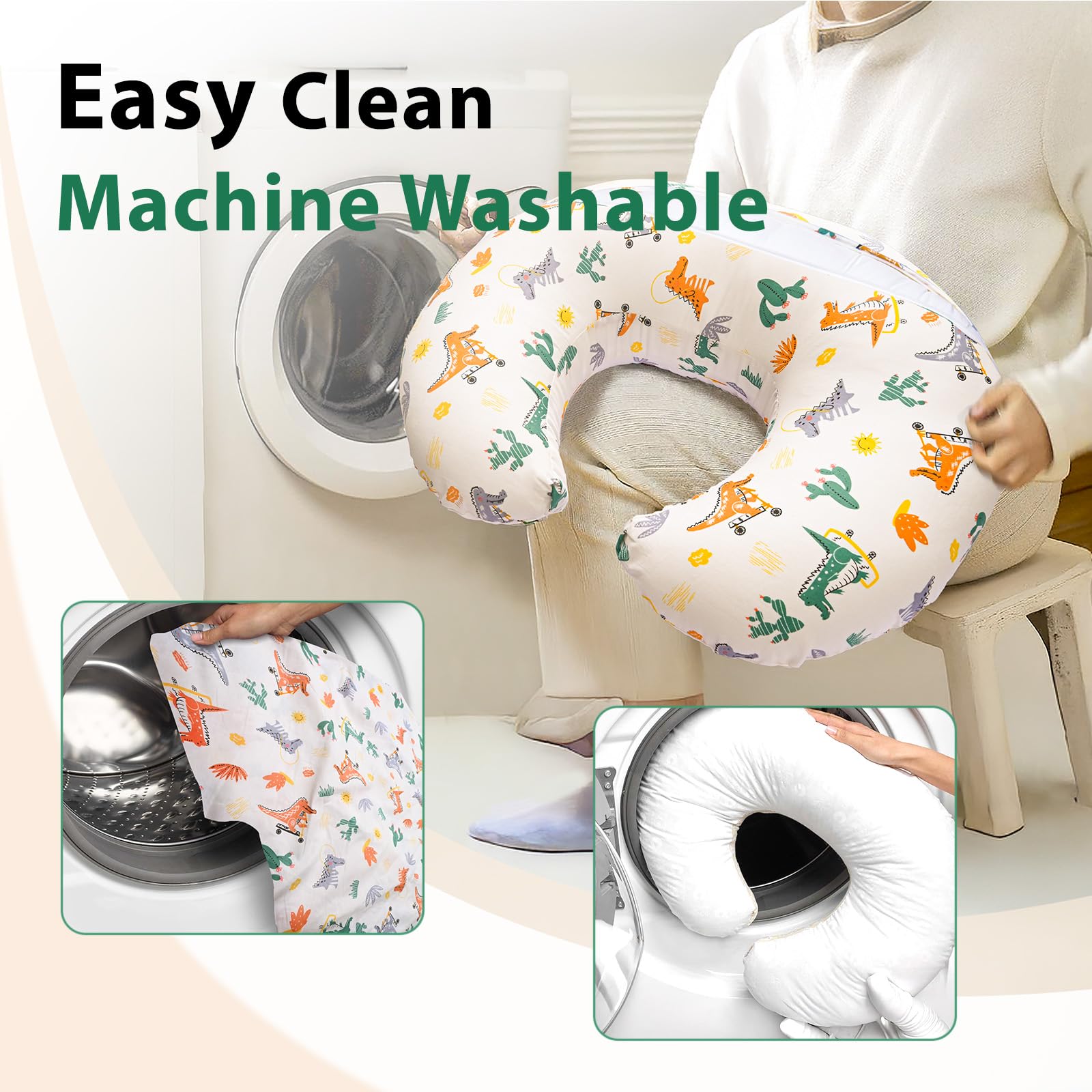 Resylp nursing pillow in use during awake bonding moments.