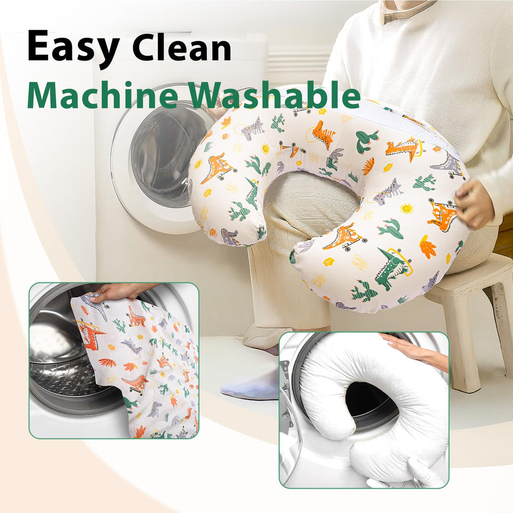 Resylp nursing pillow in use during awake bonding moments.
