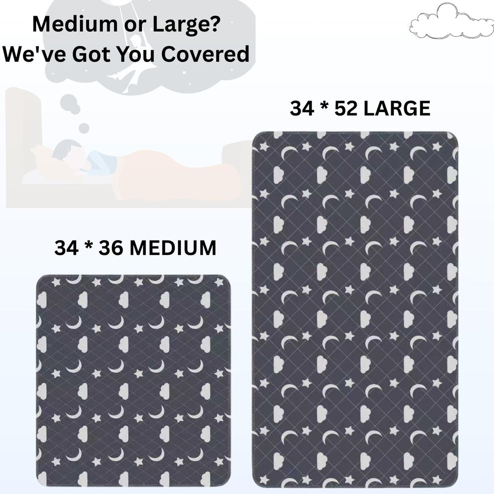 Retrona underpads' modern stain-hiding gray keeps spaces looking fresh.