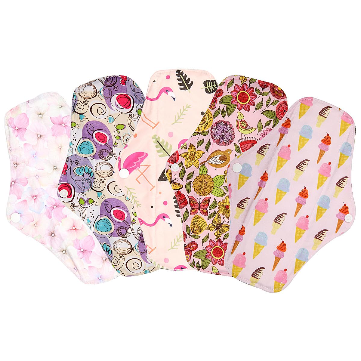 ReUseLife 10in pad regular flow image highlights comfortable absorbency.