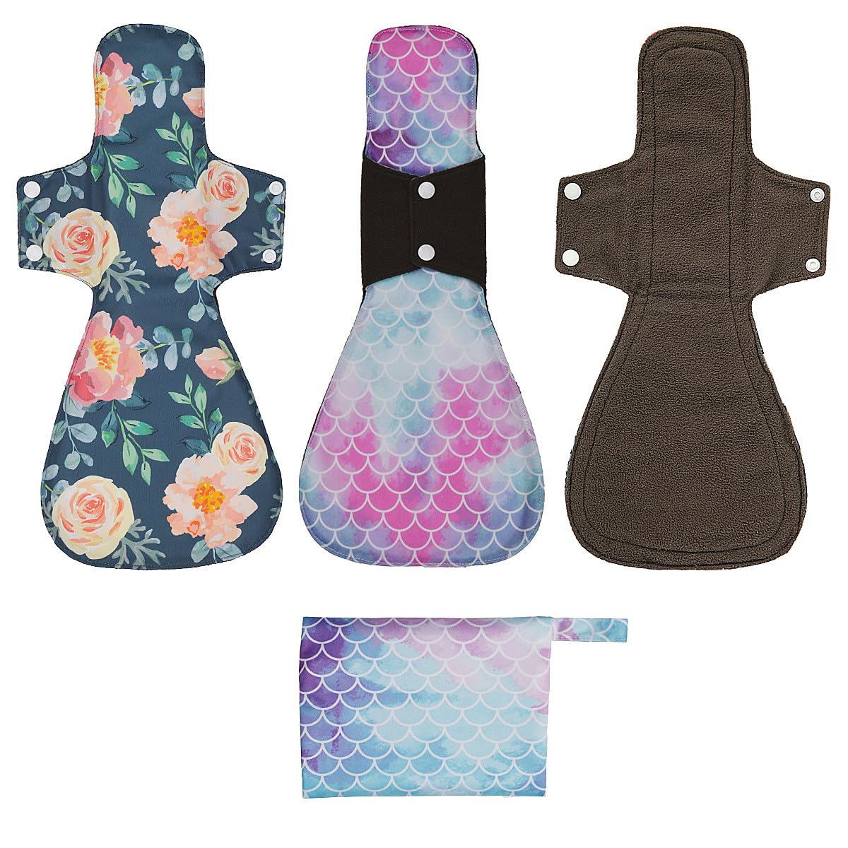 ReUseLife 16-inch cloth pad laid flat to show surface area and width.
