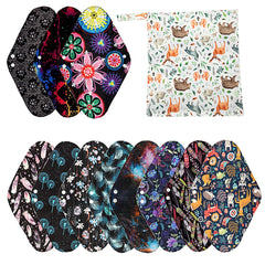 ReUseLife overnight 14-inch pad close-up showing soft fabric and layering
