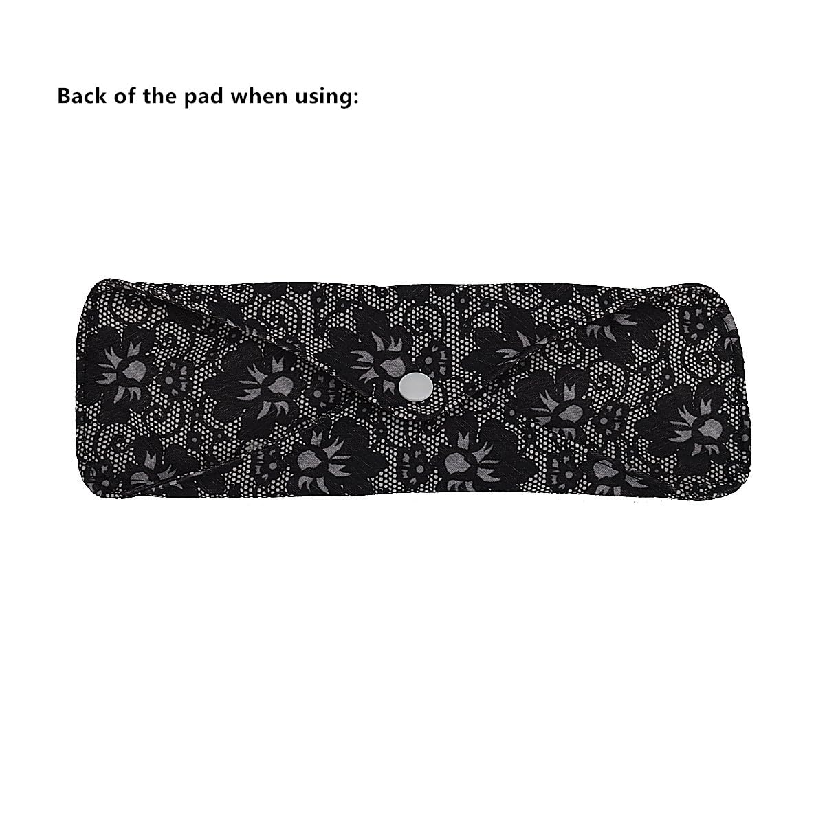ReUseLife pad wings with snap secure underwear protection.