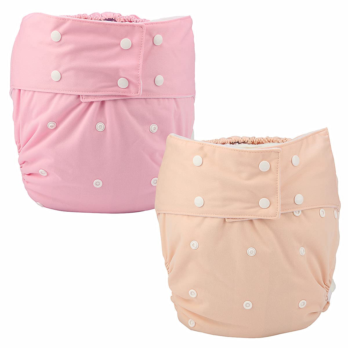 ReUseLife two-piece adjustable washable cloth underwear, front view showing comfortable fit.