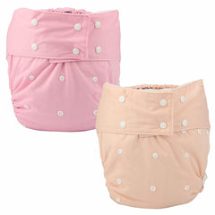 ReUseLife two-piece adjustable washable cloth underwear, front view showing comfortable fit.