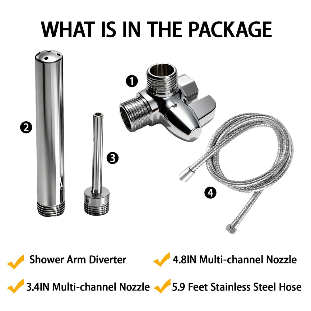 REV REEGE easy-clean hose after use for hygiene.