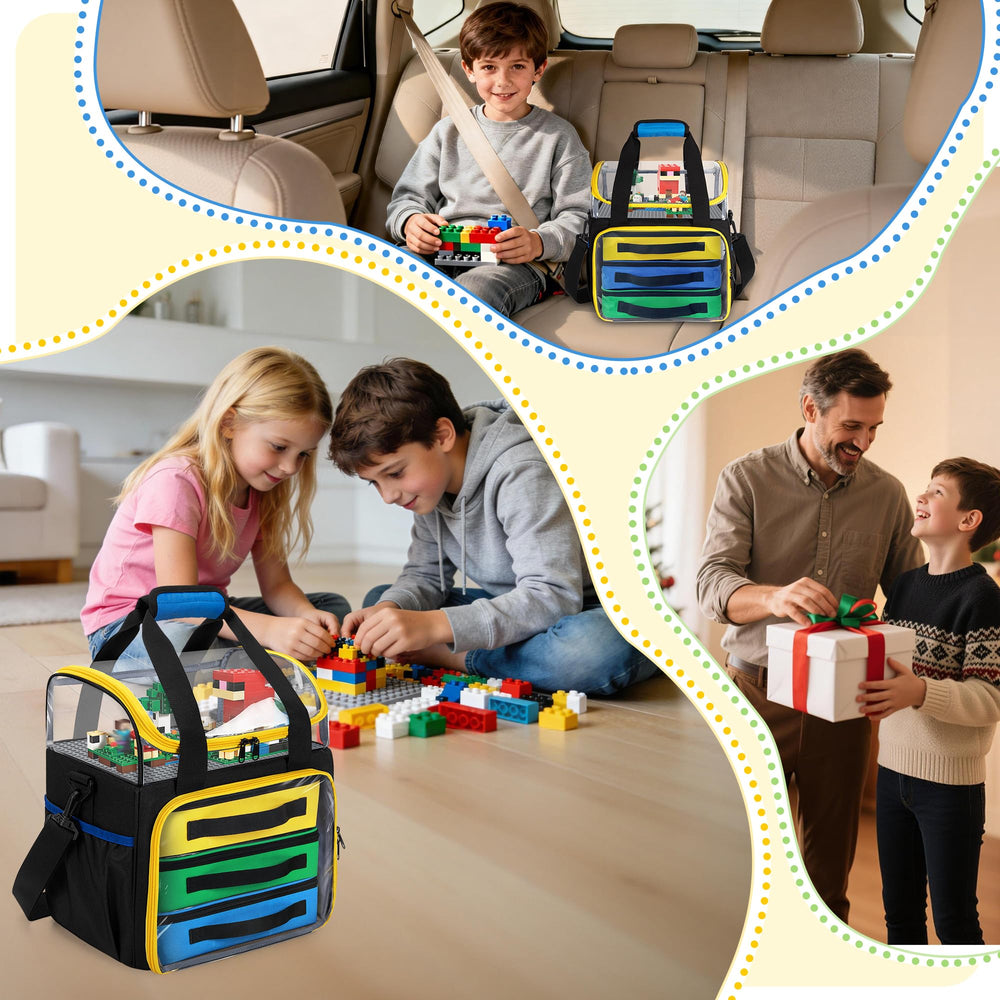 Rexmica four packs travel organizer with detachable strap for easy carrying