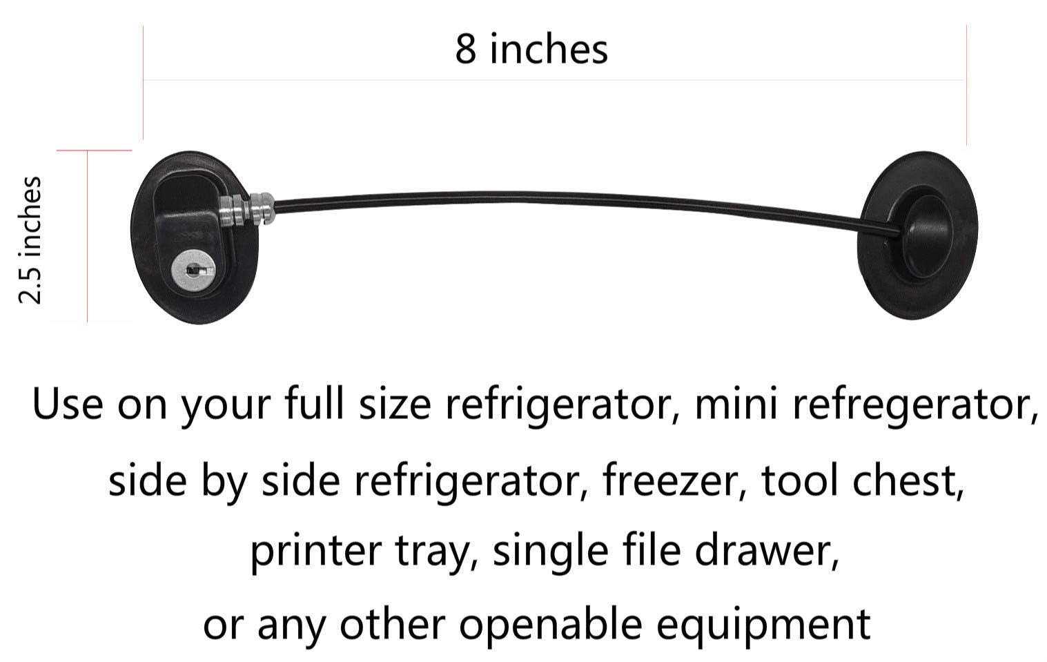 REZIPO file drawer lock secures documents and office supplies