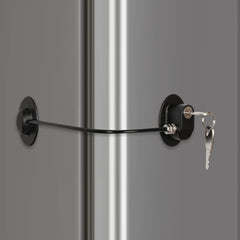 REZIPO refrigerator door lock with two keys for secure access and safety