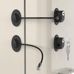 REZIPO refrigerator door lock with adhesive installation for quick safety.