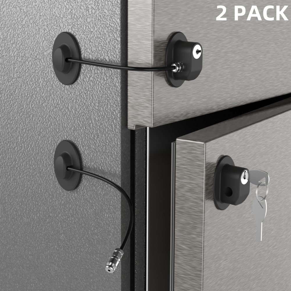 REZIPO 4-pack keys for refrigerator door locks.