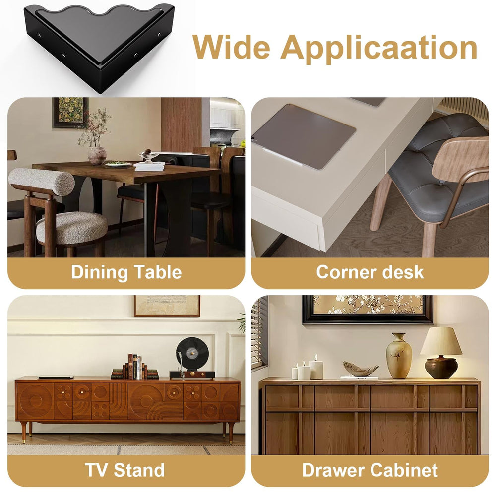 RFORPLY decorative metal corner guards offer subtle style and edge defense.