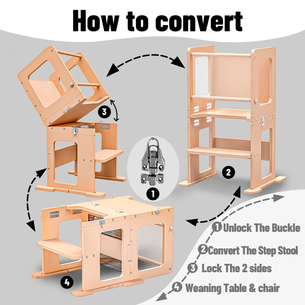 RGKQSY easy-assembly tower helps setup quickly for busy families.