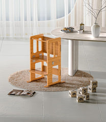RGKQSY Hings Step Stool Chair supports safe toddler climbing with adjustable height.