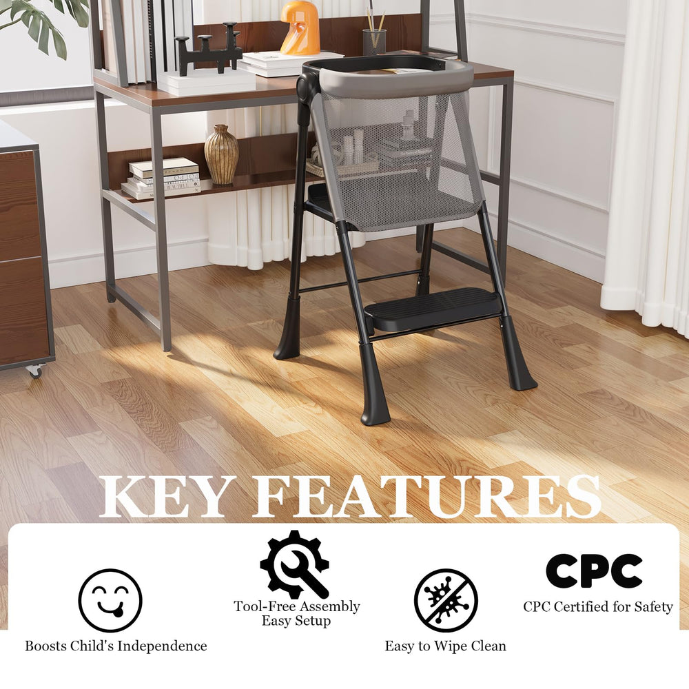 RGKQSY Waterproof materials simplify cleaning and keep the stool fresh.