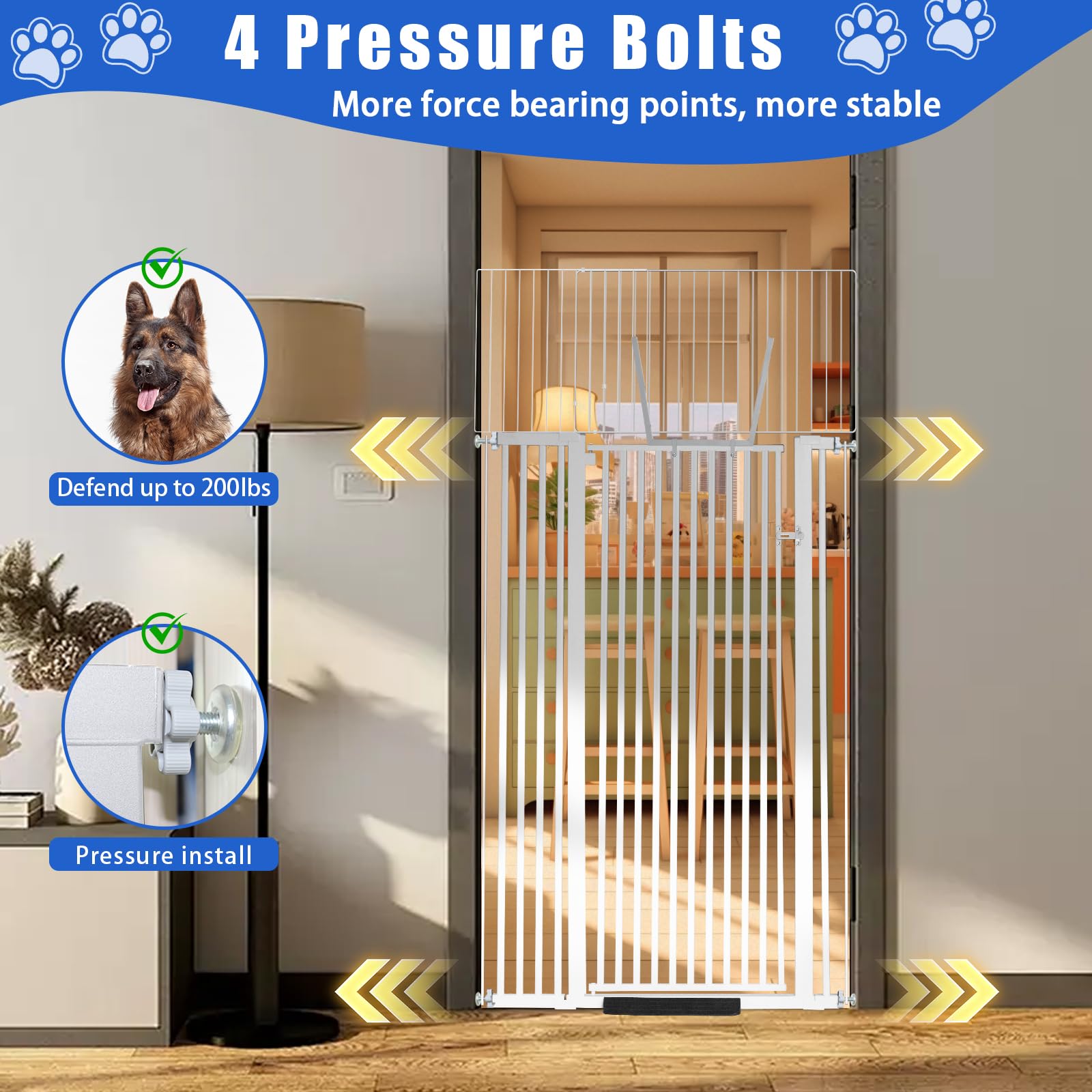 Rgqphantom all-steel locking design ensures durable pet containment.