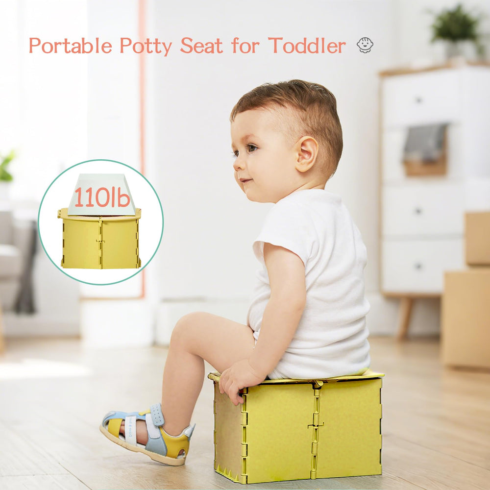 Rhastex travel carry bag keeps potty seat organized on trips.