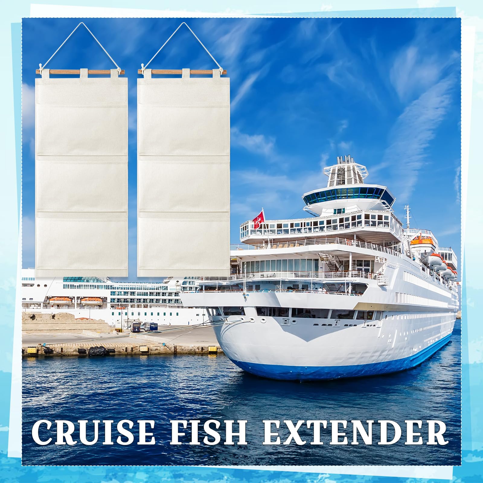 Riakrum cruise gift exchange storage mounted on a wall or door