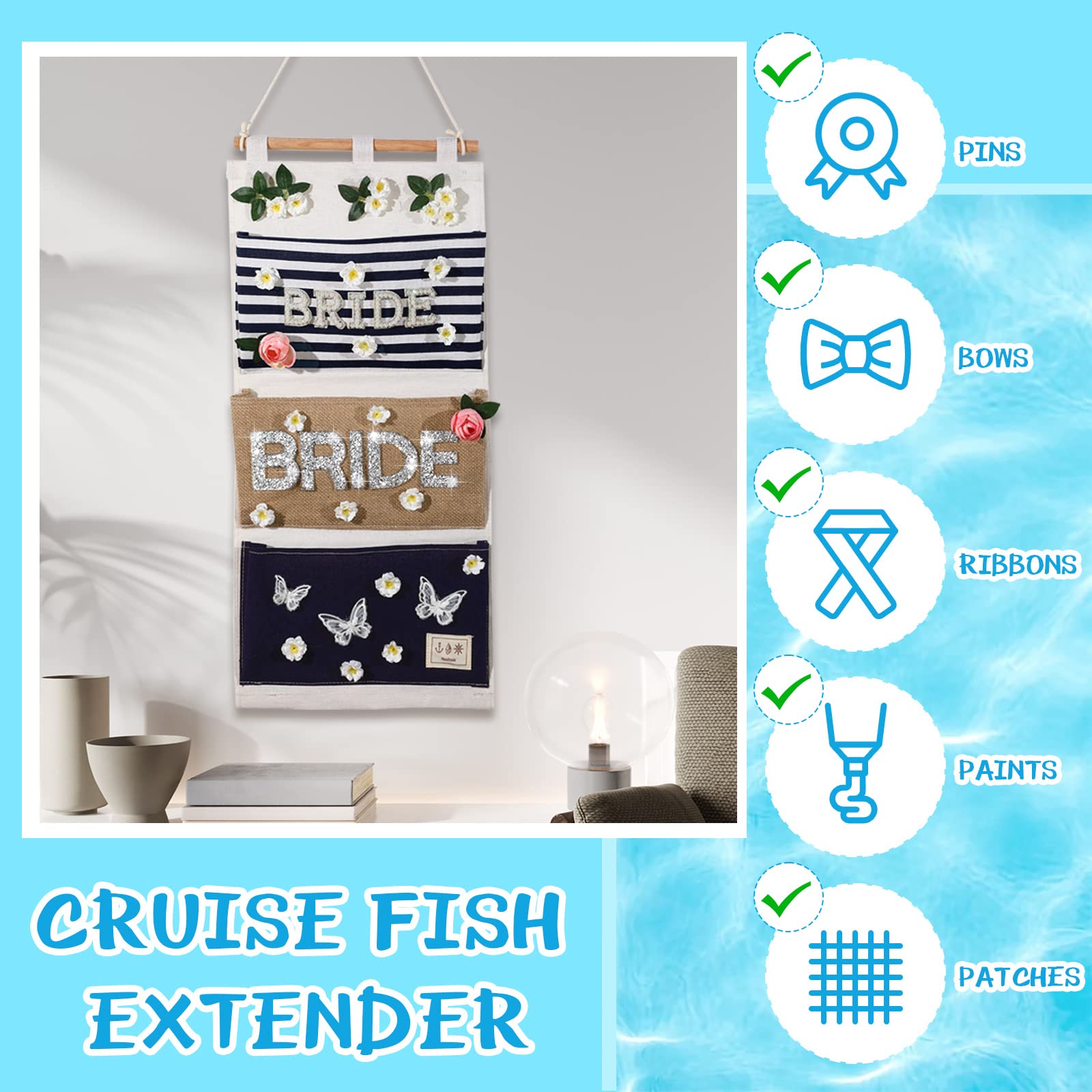 Riakrum cruise gift hanger on cabin door keeps essentials within reach.