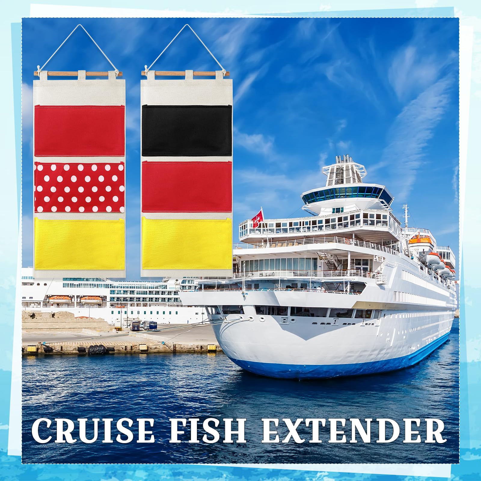 Riakrum fish extenders two-piece set ready for cruise gift exchanges.