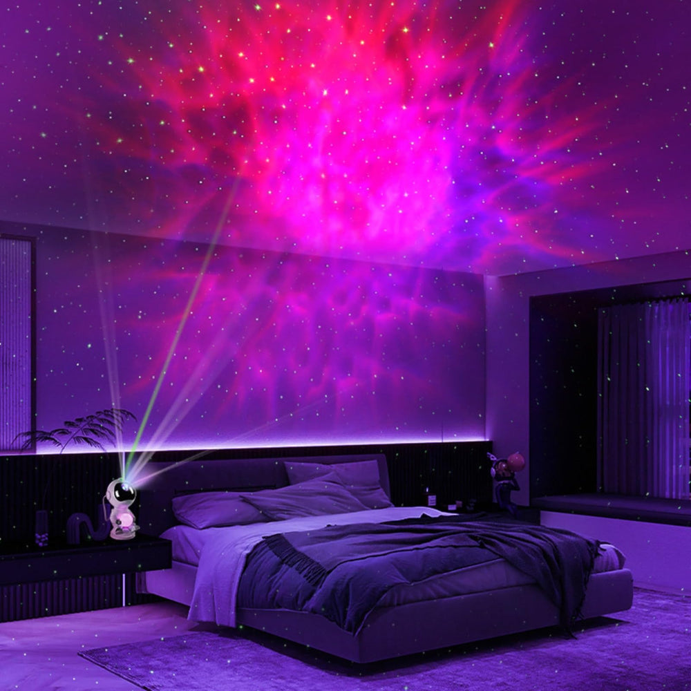 RicecdCAT Spaceman Galaxy Projector creates cinematic ambiance for gaming